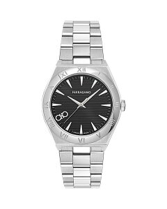 tFK fB[X ANZT[ rv FERRAGAMO Vega Upper East Watch 40mm Black/Silver ubN