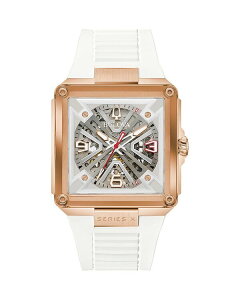 【送料無料】 ブロバ レディース 腕時計 アクセサリー Marc Anthony Series X SE Watch 51mm x 39mm White/White