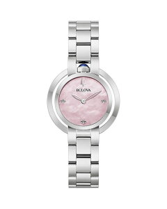 uo fB[X ANZT[ rv Bulova Classic Rubiyat Watch 31mm Pink/Silver sN
