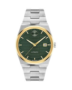 oh fB[X ANZT[ rv Movado BOLD Quest Watch 39mm Green/Silver O[