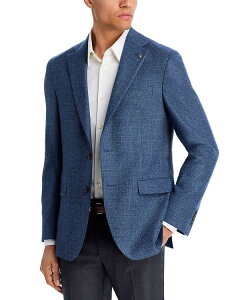 �W���b�N�r�N�^�[ ���f�B�[�X �A�E�^�[ �R�[�g ���M�����[�t�B�b�g Jack Victor Midland Textured Solid Regular Fit Sport Coat Mid Blue �u���[