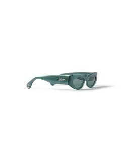 o fB[X ANZT[ TOXEACEFA S Lanvin Logo Sunglasses Dark Jade