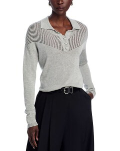 �v���G���U �X�N�[���[ ���f�B�[�X �g�b�v�X �|���V���c Proenza Schouler White Label Nell Polo Pale Grey Melange �O���[