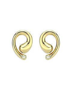 ANA fB[X ANZT[ sAXECO AQUA Frontal Swirl Stud Earrings Gold S[h