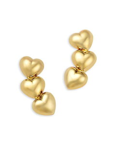 ���[�� & ���h�E ���f�B�[�X �A�N�Z�T���[ �s�A�X�E�C�������O Moon & Meadow 14K Yellow Gold Heart Earrings Gold �S�[���h