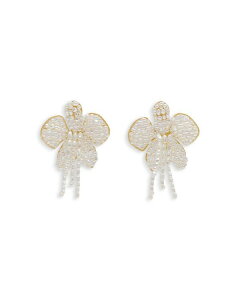 �J���g �K�C�A ���f�B�[�X �A�N�Z�T���[ �s�A�X�E�C�������O Cult Gaia Amina Imitation Pearl Flower Statement Earrings Pearl/Gold �p�[��