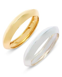 yz ANA fB[X uXbgEoOEANbg ANZT[ Bangle Bracelets Set of 2 - Exclusive Two Tone