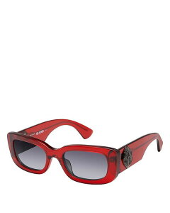 J[gWFCK[h fB[X ANZT[ TOXEACEFA KURT GEIGER LONDON Rectangle Sunglasses 52mm Crystal Red bh