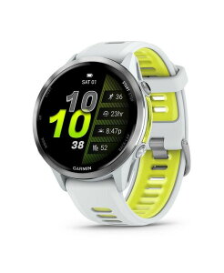 yz K[~ fB[X rv ANZT[ Forerunner 970 Smartwatch Whitestone/Translucent Amp Yellow