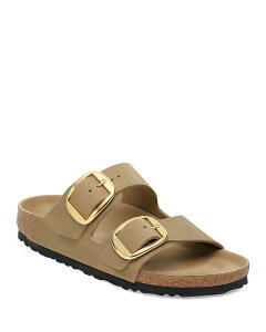 �r���P���V���g�b�N ���f�B�[�X �V���[�Y �T���_�� Birkenstock Women's Arizona Big Buckle Slide Sandals Tobacco Brown/Gold �u���E��