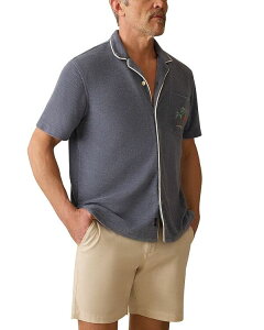 �t�@���e�B �����Y �g�b�v�X �V���c �p�C�� Faherty Terry Camp Shirt Eastern Storm