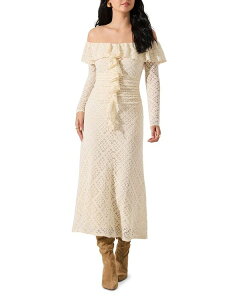 �A�X�g�[�� ���f�B�[�X �g�b�v�X �����s�[�X ASTR the Label Dorian Dress Cream �N���[��