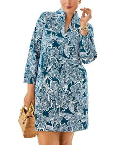 �����[�s�����b�c�@�[ ���f�B�[�X �g�b�v�X �����s�[�X Lilly Pulitzer Rosie Dress Starlight Navy Unforgettable �l�C�r�[