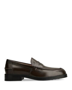 yz gbY fB[X Xb|E[t@[ V[Y Men's Mocassino Formale Gomma Penny Loafers Dark Brown