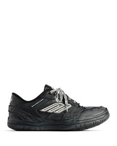 oVAK fB[X V[Y Xj[J[ [X Balenciaga Men's Hamptons Lace Up Sneakers Noir