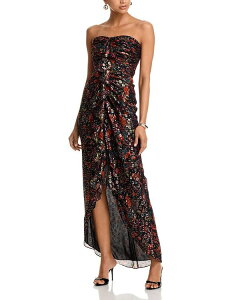 ���C�~�[ �u���b�N ���f�B�[�X �g�b�v�X �����s�[�X �v�����g Ramy Brook Printed Goldie High Low Dress Black Mult �u���b�N