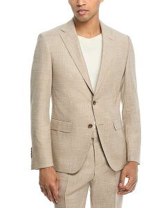 {X fB[X AE^[ WPbgEu] XtBbg WPbg BOSS Hutson Melange Slim Fit Suit Jacket Light Beige x[W