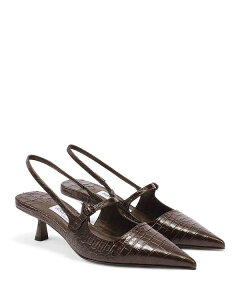 yz W~[`[ fB[X pvX V[Y Women's Didi 45 Embossed Slingback Pumps Chocolate