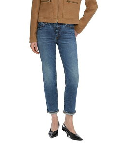 �t���[�� ���f�B�[�X �{�g���X �f�j���p���c �A���N�� �W�[���Y FRAME The Borrowed High Rise Ankle Slim Leg Jeans in Nebula Nebula