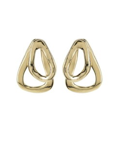 �E�m�f 50 ���f�B�[�X �A�N�Z�T���[ �s�A�X�E�C�������O UNOde50 Interlocked Link Earrings Gold �S�[���h