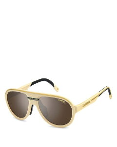 �J���[�i ���f�B�[�X �A�N�Z�T���[ �T���O���X�E�A�C�E�F�A Carrera Sport Pilot Sunglasses 57mm Matte Beige Gold �x�[�W��