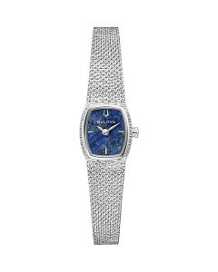 uo fB[X ANZT[ rv Bulova Classic Goddess of Time Watch 21.5mm x 17mmm Blue/Silver u[