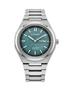 �V�`�Y�� ���f�B�[�X �A�N�Z�T���[ �r���v Citizen Eco-Drive Sport Luxury Zenshin Watch 39mm Blue/Silver �u���[