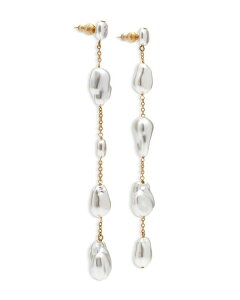 �J���g �K�C�A ���f�B�[�X �A�N�Z�T���[ �s�A�X�E�C�������O Cult Gaia Vana Imitation Pearl Linear Drop Earrings Gold/Pearl �p�[��