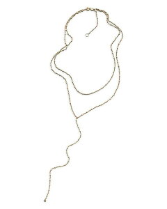 WFjt@[Y[i[ fB[X ANZT[ lbNXE`[J[Ey_ggbv [X Jennifer Zeuner Ace Lariat Necklace 16" Gold S[h
