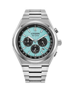 �V�`�Y�� ���f�B�[�X �A�N�Z�T���[ �r���v Citizen Eco Drive Sport Luxury Forza Chronograph 43mm Blue/Silver �u���[