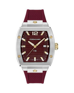 tFK fB[X ANZT[ rv FERRAGAMO F-80 Tonneau Watch 42 x 41.8mm Red/Red bh