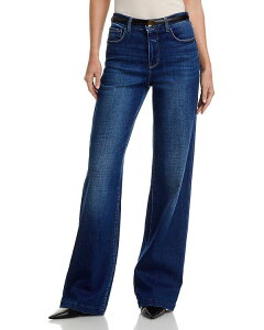 ���W�����X ���f�B�[�X �{�g���X �f�j���p���c ���C�h���b�O �W�[���Y L'AGENCE Scottie High Rise Wide Leg Jeans in Marvista Marvista