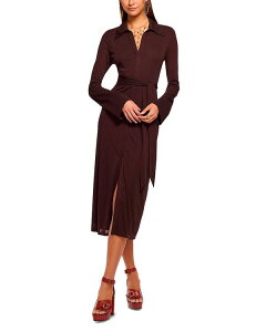 ���C�~�[ �u���b�N ���f�B�[�X �g�b�v�X �����s�[�X Ramy Brook Lydia Belted Dress Blackberry