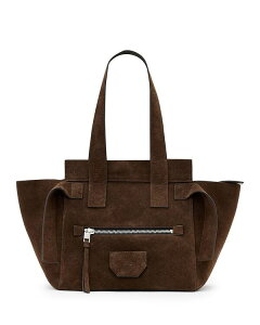 �I�[���Z�C���c ���f�B�[�X �o�b�O �V�����_�[�o�b�O �X�G�[�h ALLSAINTS Perez Suede Shoulder Bag Fango Brown �u���E��