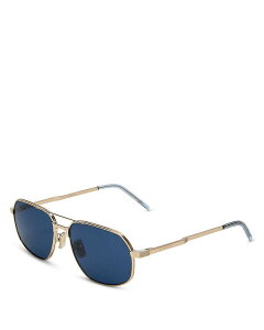 �W�o���V�[ ���f�B�[�X �A�N�Z�T���[ �T���O���X�E�A�C�E�F�A Givenchy Pilot Sunglasses 57mm Gold/Solid blue �u���[