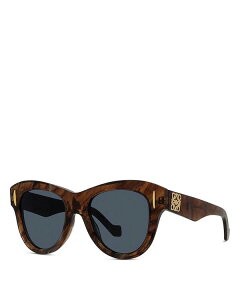 yz Gx fB[X TOXEACEFA ANZT[ Anagram Geometric Sunglasses 51mm Brown marble/Solid blue