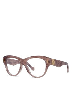 yz Gx fB[X TOXEACEFA ANZT[ Anagram Round Eyeglasses 52mm Pink marble