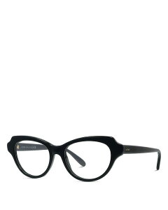 Gx fB[X ANZT[ TOXEACEFA Loewe Slim Geometric Eyeglasses 52mm Black ubN