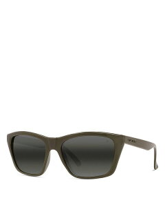 yz Al fB[X TOXEACEFA ANZT[ Legend 06 Originals Rectangle Sunglasses 58mm Khaki/Grey
