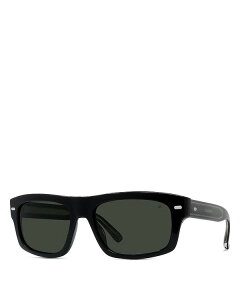 yz Al fB[X TOXEACEFA ANZT[ Lifestyle Rectangular Sunglasses 56mm Black/smoke