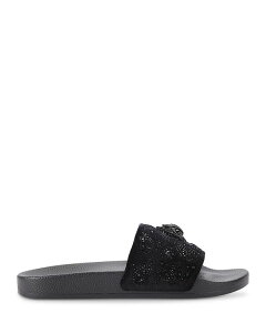 J[gWFCK[h Y V[Y T_ KURT GEIGER LONDON Men's Meena Eagle Slide Sandals Charcoal `R[