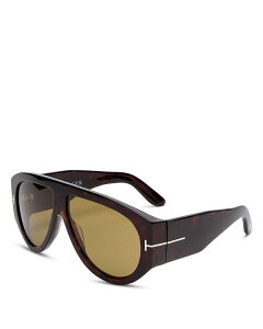 gEtH[h fB[X ANZT[ TOXEACEFA Havana/Green Tom Ford Bronson Pilot Sunglasses, 60mm