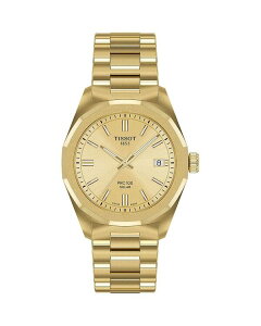 �e�B�\�b�g ���f�B�[�X �A�N�Z�T���[ �r���v Tissot PRC 100 Solar Quartz Watch 34mm Gold/Gold �S�[���h