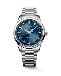 �����W�� ���f�B�[�X �A�N�Z�T���[ �r���v Longines Conquest Heritage Watch 40mm Blue/Silver �u���[