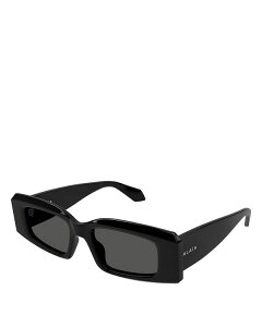 ACA fB[X ANZT[ TOXEACEFA Alaia Rectangular Sunglasses, 53mm Black