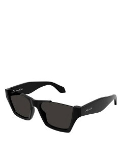 yz ACA fB[X TOXEACEFA ANZT[ Rectangular Sunglasses 58mm Black