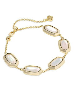yz PhXRbg fB[X uXbgEoOEANbg ANZT[ Elaina Stone Bezel Chain Bracelet Gold/White