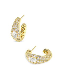 �P���h���X�R�b�g ���f�B�[�X �A�N�Z�T���[ �s�A�X�E�C�������O Kendra Scott Bella Crystal Open Hoop Earrings Gold �S�[���h