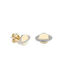 �V�h�j�[�G���@�� ���f�B�[�X �A�N�Z�T���[ �s�A�X�E�C�������O Sydney Evan 14K White & Yellow Gold Diamond Saturn Stud Earrings White/Gold �z���C�g