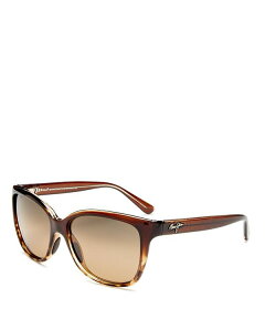 �}�E�C�W�� ���f�B�[�X �A�N�Z�T���[ �T���O���X�E�A�C�E�F�A Maui Jim Starfish Polarized Cat Eye Sunglasses 56mm Tortoise/Yellow Polarized Gradient �C�G���[